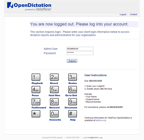 Image:Opendictation-login.png